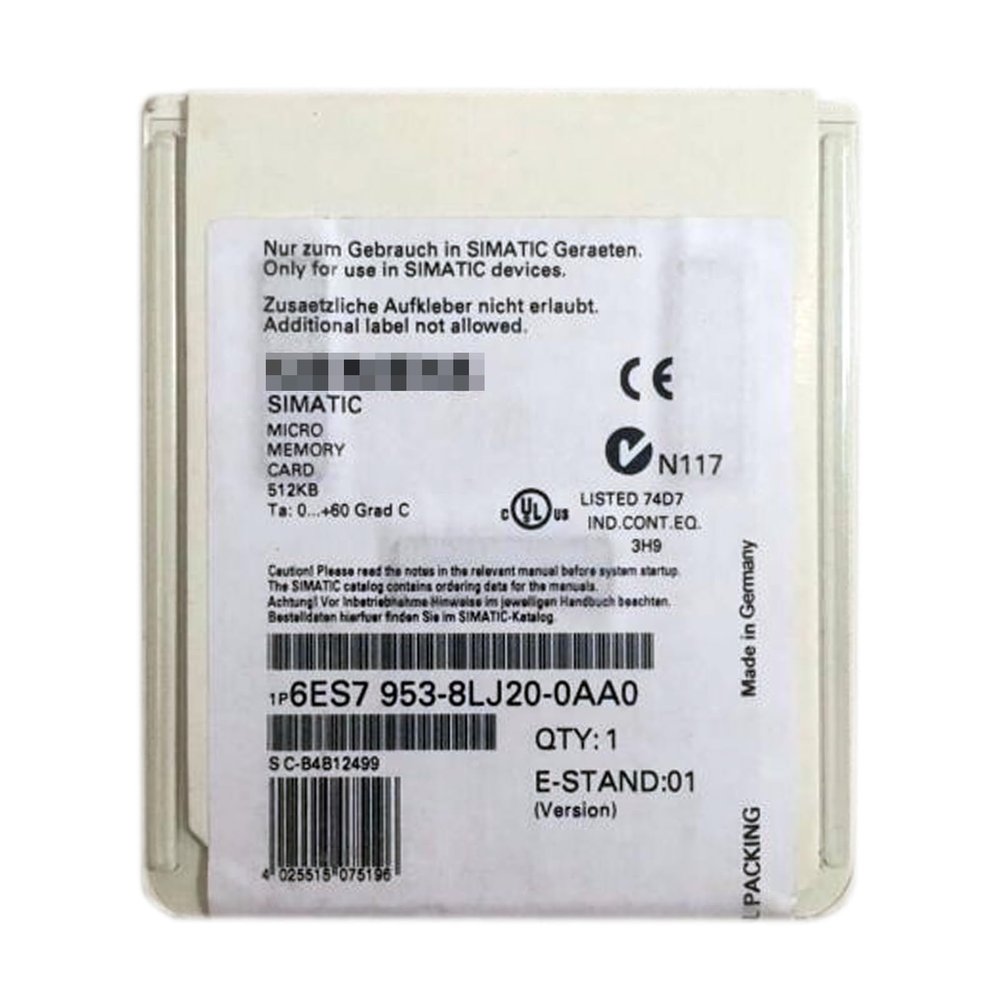 6ES7953-8LJ20-0AA0 Memory Card 6ES79538LJ200AA0 Sealed in Box with Warranty