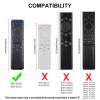 2 Pack Luminous Remote Cover Compatible with Samsung 2023 Solar TV Remote, Shockproof Case for Samsung BN59-01432A BN59-01432J Remote Controller, Lightweight Anti-Slip view 3
