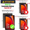 Case for Samsung Galaxy Tab S9 Tablet 11 inch 2023 (SM-X710/X716B/X718U), UUcovers Tri-Fold Slim Lightweight Folio Multi-Angle Stand PU Leather Shockproof Cover with Auto Wake/Sleep,Colorful Graffiti view 2