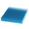 150x120x20mm Aluminium Heat Sink Cooler for CPU Amplifier PCB Quick Cooling, Smart Design, Good Material, Extensive Use, Easy to Install (Blue) view 2