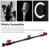 Articulating Arm, 22 Inch Double Ball Head Adjustable Articulating Friction Magic Arm Extension Rod, Magic Arm Camera Mount with 1/4in Screw, for LED Light Phone Camera view 4