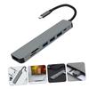 DECHOUS 2pcs USB Hub Type-c Adapter Splitter for Laptop Tablet and Phone Supports Pd Fast Charging up to USB Data Transmission up to Design view 3
