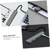 DECHOUS 2pcs USB Hub Type-c Adapter Splitter for Laptop Tablet and Phone Supports Pd Fast Charging up to USB Data Transmission up to Design view 4