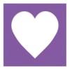 8x8 Mat Bevel Cut for 4x4 Photos - Precut Purple Heart Shaped Photo Mat Board Opening - Acid Free Matte to Protect Your Pictures - Bevel Cut for Family Photos, Pack of 1 Matboard Show Kit With Acid view 3