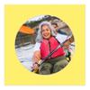 20x20 Mat Bevel Cut for 16x16 Photos - Precut Yellow Circle Shaped Photo Mat Board Opening - Acid Free Matte to Protect Your Pictures - Bevel Cut for Family Photos, Pack of 1 Matboard Show Kit With view 4