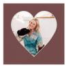 8x8 Mat Bevel Cut for 4x4 Photos - Precut Maroon Heart Shaped Photo Mat Board Opening - Acid Free Matte to Protect Your Pictures - Bevel Cut for Family Photos, Pack of 1 Matboard Show Kit With Acid view 4