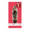 10x20 Mat Bevel Cut for 5x15 Photos - Precut Cardinal Red Oval Shaped Photo Mat Board Opening - Acid Free Matte to Protect Your Pictures - Bevel Cut for Family Photos, Pack of 1 Matboard Show Kit With view 1