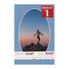 12x18 Mat Bevel Cut for 10x16 Photos - Precut Brittany Blue Oval Shaped Photo Mat Board Opening - Acid Free Matte to Protect Your Pictures - Bevel Cut for Family Photos, Pack of 1 Matboard Show Kit view 1