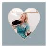 8x8 Mat Bevel Cut for 4x4 Photos - Precut Metallic Silver Heart Shaped Photo Mat Board Opening - Acid Free Matte to Protect Your Pictures - Bevel Cut for Family Photos, Pack of 1 Matboard Show Kit view 4