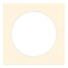 20x20 Mat Bevel Cut for 16x16 Photos - Precut Cream Circle Shaped Photo Mat Board Opening - Acid Free Matte to Protect Your Pictures - Bevel Cut for Family Photos, Pack of 1 Matboard Show Kit With view 3