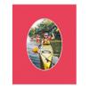 26x34 Mat Bevel Cut for 22x30 Photos - Precut Cardinal Red Oval Shaped Photo Mat Board Opening - Acid Free Matte to Protect Your Pictures - Bevel Cut for Family Photos, Pack of 1 Matboard Show Kit view 4