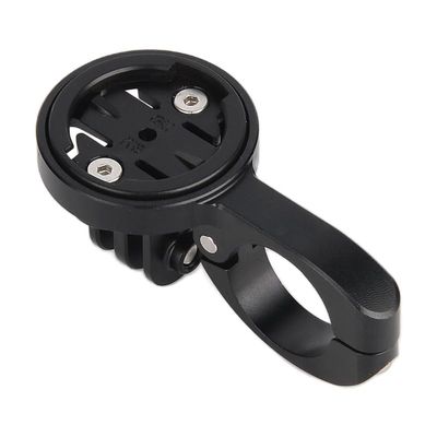 GPS Computer Mount for Aero Bars, TT Bars, or Tri Bars for Road and Triathlon Bikes Compatible with Garmin, Wahoo, CatEye, and Bryton with GoPro Action Camera and Bike Light Attachment
