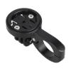GPS Computer Mount for Aero Bars, TT Bars, or Tri Bars for Road and Triathlon Bikes Compatible with Garmin, Wahoo, CatEye, and Bryton with GoPro Action Camera and Bike Light Attachment view 1