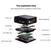 Beelink SER5 Mini PC, AMD Ryzen 5 5500U(up to 4.0GHz) 6C/12T, Mini Computer 16GB DDR4 RAM 500GB NVMe SSD, Mini Desktop Computer 4K@60Hz Dual Display HDMI&DP WiFi6/BT5.2/WOL/HTPC/W-11 Pro view 3