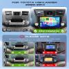 10.1inch HD 2.5D IPS Touch Screen Bluetooth Car Radio for 2008-2014 Toyota Highlander with Wireless CarPlay Android Auto Mirrorlink, Podofo Android Stereo with GPS WiFi AHD Rear Camera, 2G+64G view 2