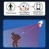 GONLEN Tuya WiFi PIR Motion Sensor Outdoor Security Infrared Detector with Strobe Siren Alarm or Doorbell Prompt for Home Anti Theft and Melody Chime Ring Bell Alert Smart Life view 4