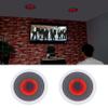 Rockville BluTube Bundle: 70W Tube Amplifier/Home Theater Receiver w/Bluetooth, (2) HC65-LED 6.5 in 500W Peak / 160W RMS Pair in-Ceiling Speakers, 8 Ohm, 60Hz-20kHz, 3-Items view 4