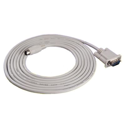 Compatible GT01-C100R4-8P PLC Communication Cable Touch Panel GOT1000 to FX Series Communication Cable Light Gray : 15m