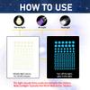 421Pcs Glow in The Dark Stars Ceiling Stars Glow in Dark Space Planet Universe Galaxy Wall Decals Glow in The Dark Wall Stickers for Boys Girls Kid Bedroom Living Room Decor Christmas Gift view 2