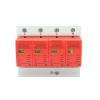 1Pcs Surge Protector AC SPD80/100 Device Arrester Power Switch Individual Module 4P 40KA-80KA 60KA-100KA (Size : 4P 385V AC, Color : 60-100KA(Red)) view 1