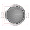 Unifizz Car 2pcs Car Auto Stereo Accessory 8 Speaker Grille Cover Mesh Trim Round Subwoofer Grille Horn Protective Guard Silver Tone view 4