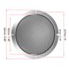 Unifizz Car 8 Speaker Auto Stereo Accessory Grille Cover Mesh Trim Round Subwoofer Grille Horn Protective Guard Silver Tone view 4