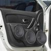 Unifizz Car 8'' Titanium Tone Car Audio Speaker Cover Mesh Subwoofer Grill Horn Glossy Guard Protector Black view 2