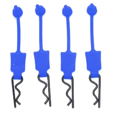 Glomora RC Car Shell Bolt, Secure Your Car Shell with Universal Clips Pins (Blue)