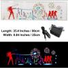 keeda Sound Music Activate Sensor Car Auto Sticker LED Light Equalizer Glow LED Light Audio Voice Rhythm Lamp (Firework, 90x25 cm) view 2