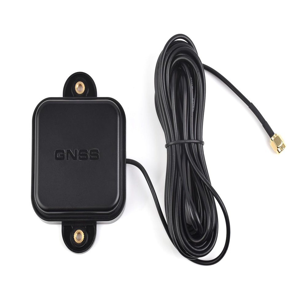 waveshare GNSS L1+L2+L5 Multi-GNSS & Multi-Frequency Active Antenna, SMA-J Connector, Supports Multi-GNSS Positioning Systems, Sunproof and IP67 Waterproof, High Temperature Tolerance