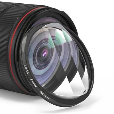 Camera Filter Kaleidoscope Special Effect Photography Accessories SLR Lens Prism (Size : Add 58mm Handle, Color : 58mm Kaleidoscope)