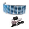 keeda Sound Music Activate Sensor Car Auto Sticker LED Light Equalizer Glow LED Light Audio Voice Rhythm Lamp (Blue, 90x25 cm) view 1