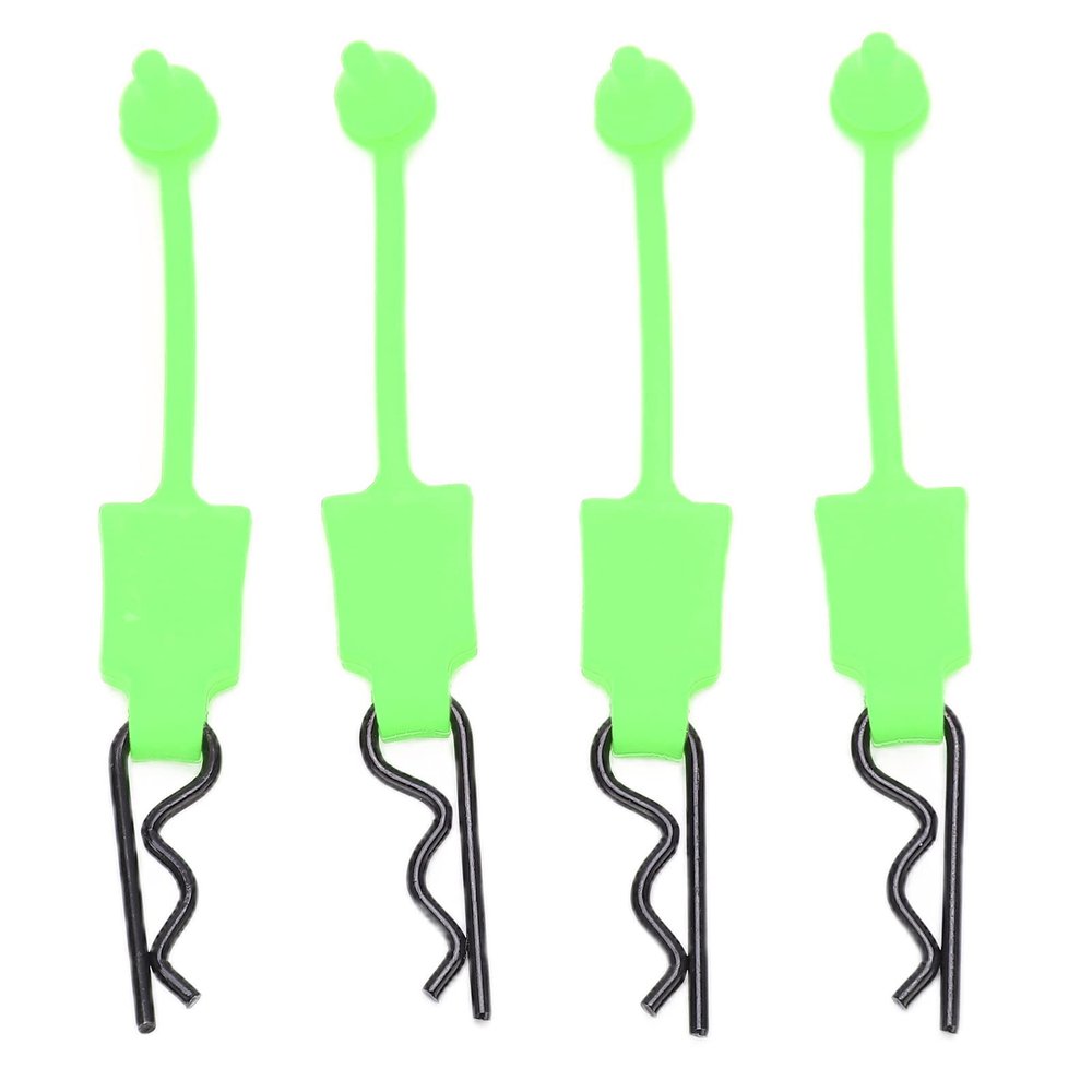 Glomora RC Car Shell Bolt, Secure Your Car Shell with Universal Clips Pins (Green)