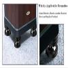 4 Pcs Speaker Feet Isolation Pads POM Spike Stand Subwoofer Feet with Stainless Steel Speaker Pads for Vibration Damping,HiFi Speakers,Audio Amplifiers,DAC and CD Player (49X35mm, Speaker Feet Pads) view 4