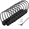 Ladont Kids Headphones Bulk for School Classroom 10 Pack, Wired On-Ear Classroom Headphones for Students Children Toddler Boys Girls Teen(Black) view 1