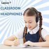 Ladont Kids Headphones Bulk for School Classroom 10 Pack, Wired On-Ear Classroom Headphones for Students Children Toddler Boys Girls Teen(Black) view 2