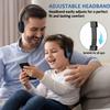 Ladont Kids Headphones Bulk for School Classroom 10 Pack, Wired On-Ear Classroom Headphones for Students Children Toddler Boys Girls Teen(Black) view 4