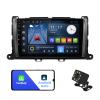 Android 10 Double Din Car Stereo for Toyota Sienna 2011-2014 with 9 Inch Touchscreen Radio Built-in Wireless Carplay/Android Auto/GPS/Bluetooth/FM/AUX-in/Steering Wheel Control Backup Camera view 1