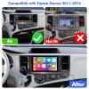 Android 10 Double Din Car Stereo for Toyota Sienna 2011-2014 with 9 Inch Touchscreen Radio Built-in Wireless Carplay/Android Auto/GPS/Bluetooth/FM/AUX-in/Steering Wheel Control Backup Camera view 2