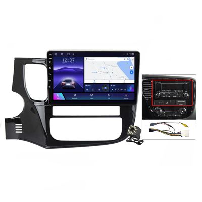 10" Car Radio Multimedia Player for Mitsubishi Outlander 3 2012-2018 Android 12 Car Stereo Navigation GPS Support CarPlay/Android Auto/WiFi/4G/Bluetooth/SWC+Backup Camera,Ts10/4+32g/a