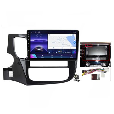 10" Car Radio Multimedia Player for Mitsubishi Outlander 3 2012-2018 Android 12 Car Stereo Navigation GPS Support CarPlay/Android Auto/WiFi/4G/Bluetooth/SWC+Backup Camera,Ts10/4+32g/b