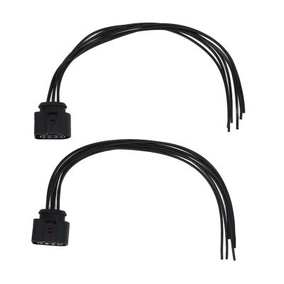 2Pcs 6 Pin Wired Connector Plug, High Flexibility Stable Performance and OEM Compatibility 1J0 973 733 for for tt MK2