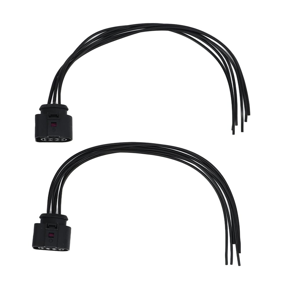 2Pcs 6 Pin Wired Connector Plug, High Flexibility Stable Performance and OEM Compatibility 1J0 973 733 for for tt MK2