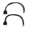 2Pcs 6 Pin Wired Connector Plug, High Flexibility Stable Performance and OEM Compatibility 1J0 973 733 for for tt MK2 view 1