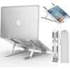 Touch of Smart Adjustable Aluminum Laptop Stand - Black view 2