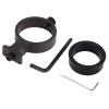 Pilipane Microscope Lens Hoop Adapter Aluminium Alloy Microscope Camera Adapter Focusing Bracket Holder, Microscope Camera Adapter view 1