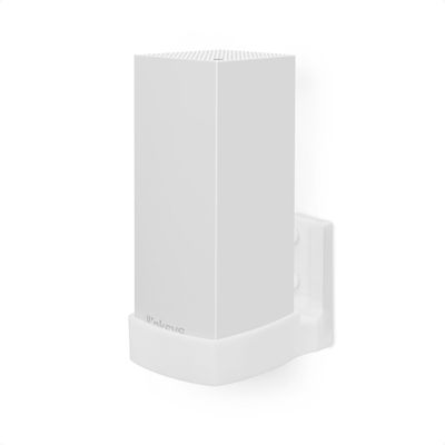 Wall Mount for Linksys Atlas 6 / Atlas Pro 6 WiFi Router, Easy to Install Holder Bracket, Reduce Interference & Clutter, Adhesive & Screw-in Mounting