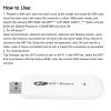 Zyyini Modem Dongle 4G LTE TDD FDD Car Mini Router with SIM Card Slot, 150mbps, USB Interface, LED Indicator for Vista 7 8 10 OS X view 2