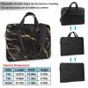 Black Gold Marble Ultra-Thin Waterproof Laptop Bag With Shoulder Strap And Handle For Daily Business Trips15.6 Inch view 2