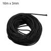 Rebower Braided Cable Sleeve Expandable Sleeving, [for Electronic Wire Protect] - 52.5Feet x 0.1 Inch/Black / 1Pcs view 2